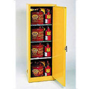 Flammable Cabinet with Manual Close Single Door 24 Gallon