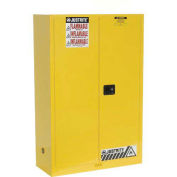 Flammable Cabinet With Manual Close Double Door, 45 Gallon