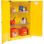 Flammable Cabinet With Self Close Double Door, 45 Gallon