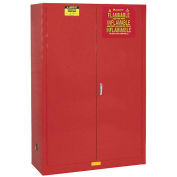 Paint & Ink Cabinet, Manual Close Double Doors, 60 Gallon Capacity