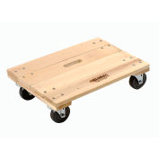 Hardwood Dolly - Solid Deck, 36 x 24, 1200 Lb. Capacity
