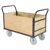 Euro Style Truck - 4 Wood Sides & Deck, 60 x 30, 1200 Lb. Capacity