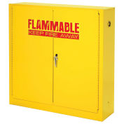 Compact Flammable Storage Cabinet 24 Gallon Capacity