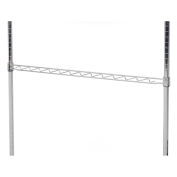 Nexel AHR36C Nexel Chrome Hanging Rail 36"W, Silver, 100 Lbs Capacity
