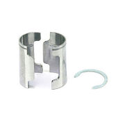 Global Industrial Aluminum Shelf Clips with Retaining Ring, 4 Pack