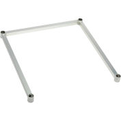 Global Industrial Three-Sided Frame, Poly-Z-Brite, 24"x24"