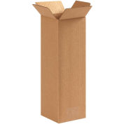 4" x 4" x 12" Tall Cardboard Corrugated Boxes