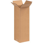 8" x 8" x 24" Tall Cardboard Corrugated Boxes - Pkg Qty 25