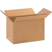 10" x 6" x 6" Long Cardboard Corrugated Boxes - Pkg Qty 25