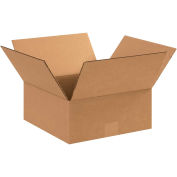 12" x 12" x 5" Flat Cardboard Corrugated Boxes - Pkg Qty 25