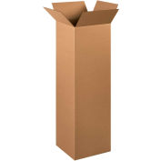 12" x 12" x 40" Tall Cardboard Corrugated Boxes - Pkg Qty 15