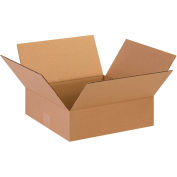 13" x 13" x 4" Flat Cardboard Corrugated Boxes