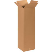 15" x 15" x 48" Tall Cardboard Corrugated Boxes - Pkg Qty 10