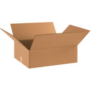 18" x 14" x 6" Flat Cardboard Corrugated Boxes - Pkg Qty 25