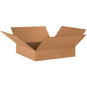 18" x 18" x 4" Flat Cardboard Corrugated Boxes - Pkg Qty 25