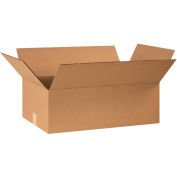 24" x 14" x 8" Flat Cardboard Corrugated Boxes - Pkg Qty 20