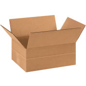 11-3/4" x 8-3/4" x 4-3/4" Multi-Depth Cardboard Corrugated Boxes