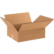 12" x 10" x 4" Multi-Depth Cardboard Corrugated Boxes