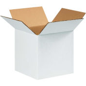 8" x 8" x 8" Cardboard Corrugated Boxes, White