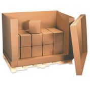 58"x41"x45" Doublewall Corrugated Box D Container, 4 Pieces