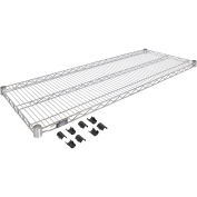 Nexel Stainless Steel Wire Shelf, 24"W x 18"D, 1/Pack