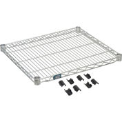 Nexel S2130EP Nexelate Wire Shelf 30"W x 21"D with Clips