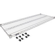 Nexel Stainless Steel Wire Shelf, 48"W x 21"D, 1/Pack