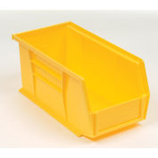 AkroBin® Plastic Stacking Bin, 5-1/2"W x 10-7/8"D x 5"H, Yellow - Pkg Qty 12