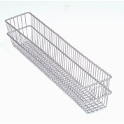 Global Industrtial Chrome Catheter Basket, 22"W x 4"L x 4"H