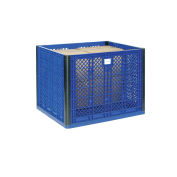 Stackable Vented Wall Bulk Container, 39-1/4"L x 31-1/2"W x 29"H Overall