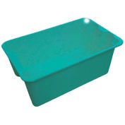 Molded Fiberglass Toteline Nest and Stack Tote 7804085170 - 20-1/2" x 12-7/8" x 8", Green - Pkg Qty 10