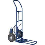 Industrial Strength Steel Hand Truck with Curved Handle & Stair Climbers