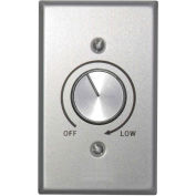 J&D Wall Mount Variable Speed Control Switch 120V Control Up To 2 Fans, 2.5 Amp