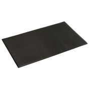 Apache Mills Ribbed Surface Mat, Black Stock Size 36x144