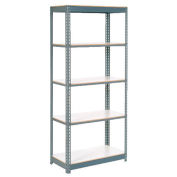 Boltless Extra Heavy Duty Shelving 36"W x 18"D x 96"H, 6 Shelves, 1500 lbs. Cap/Shelf, Gray