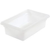 Rubbermaid FG350900WHT White Plastic Box 3.5 Gallon 18 x 12 x 6 - Pkg Qty 6