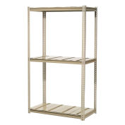 High Capacity Starter Rack With 3 Level Steel Deck, 1500lb Cap Per Shelf, 48"W x 24"D x 84"H