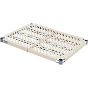 Global Industrial Vented Plastic Mat Shelf, 30"W x 18"D