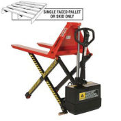 High Lift Skid Truck, Battery Operated, 3300 Lb. Capacity, 27 x 44