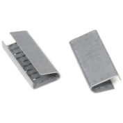 Pac Strapping 1/2" W Serrated Seals, Carton Of 1000