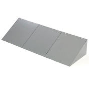 Global Industrial Locker Slope Top Kit, 12x15, Gray