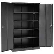 Assembled Storage Cabinet, 48x24x78, Black