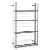 4 Tier Double Entry Tire Rack, Steel, Gray, 60"W x 54"D x 120"H