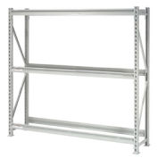 Heavy Duty Tire Rack 3 Tier Starter, Steel, Gray, 96"W x 18"D x 72"H