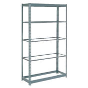 Boltless Heavy Duty Shelving 36"W x 18"D x 96"H, 5 Shelves, No Deck