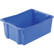 LEWISBins Polyethylene Container SN2618-10, 26"L x 18-3/4"W x 10"H, Blue - Pkg Qty 5