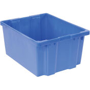 LEWISBins Polyethylene Container SN3024-15, 30"L x 24"W x 15"H, Blue