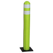 Poly Guide Post Delineator 42" x 5.75" Dia., Lime