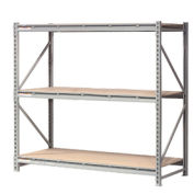 Extra High Capacity Bulk Rack With Wood Decking, Starter Unit, 60"W x 18"D x 72"H