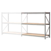 Extra High Capacity Bulk Rack With Wood Decking, Add-On Unit, 60"W x 18"D x 72"H